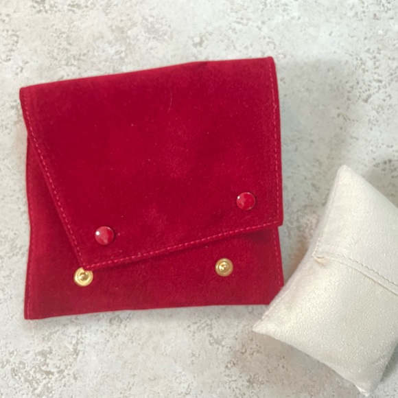 New CARTIER jewelry travel envelope with soft pouch - Picture 2 of 2